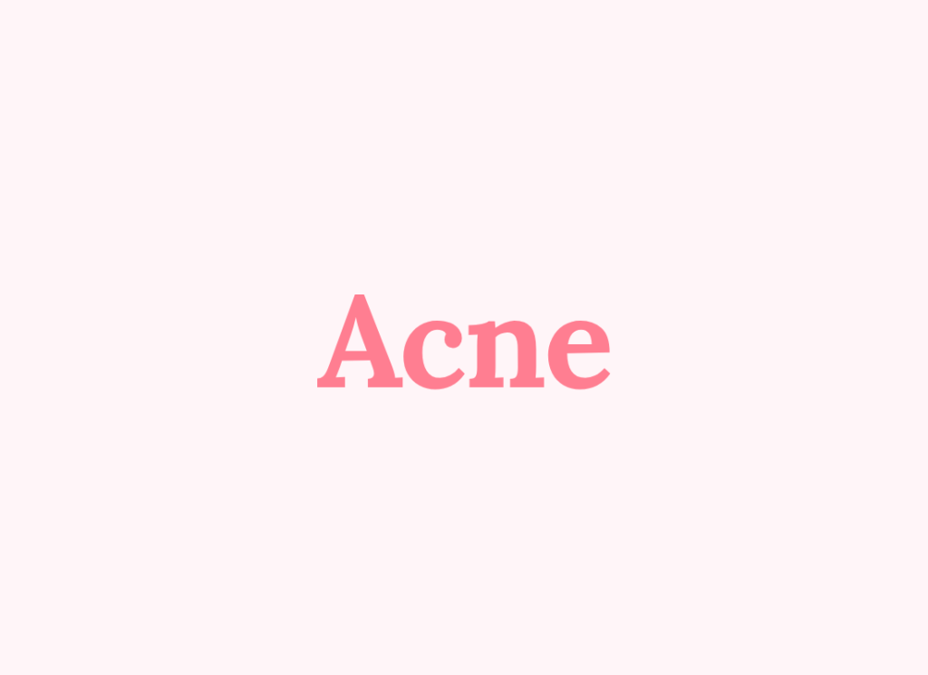 Acne